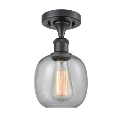 Plafonnier semi-encastré sphérique 1 lumière Carlucci