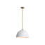 Grand luminaire suspendu Felix en laiton moderne avec argile roussâtre-211444503