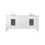 Ensemble de meuble-lavabo double l 72 po x P 21,5 po x H 35 po Rivers-598340284