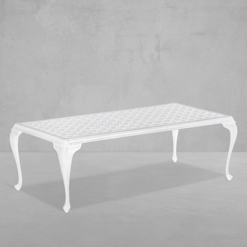 Provance Cast Aluminum Coffee Table, Chalk