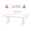 Babita Metal Base Dining Table