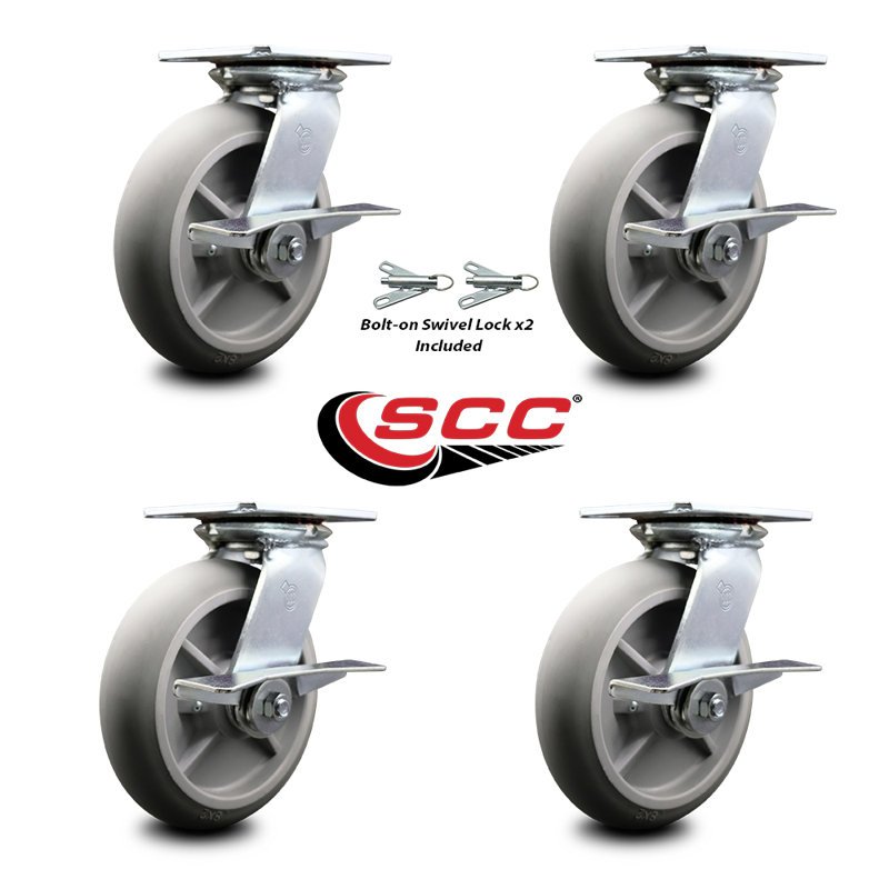4 Piece Thermoplastic Caster Set