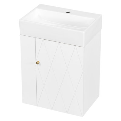 Meuble-lavabo 20 po avec lavabo en céramique