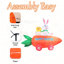 Voiture gonflable gonflable Happy Bunny