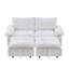 Canapé-lit convertible en velours avec matelas dépliable-955437699