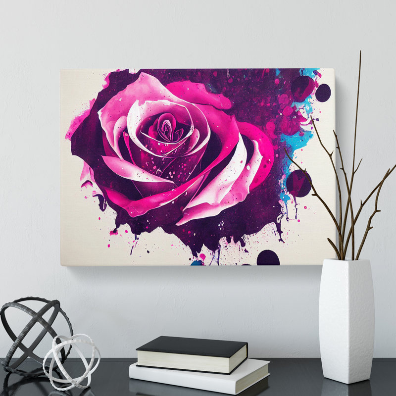 Rose Splash Vol.3 - Wrapped Canvas, 35cm H x 50cm W x 3cm D