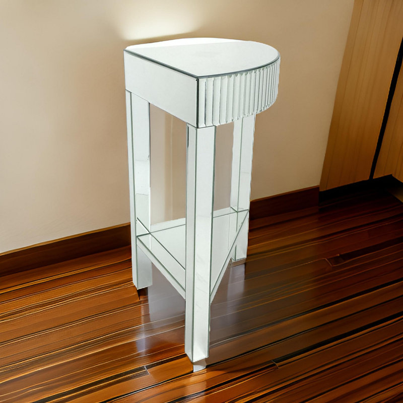 Glass Top End Table