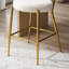 Ensemble de 4 tabourets de bar rembourrés en tissu moderne Teddy-367441362-343396649