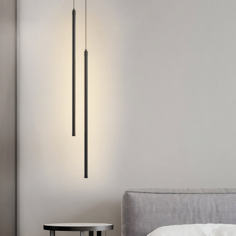 23" Black Pendant Light