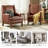 Ariston Genuine Leather Wingback Club Chair With Solid Wood Leg-970051898