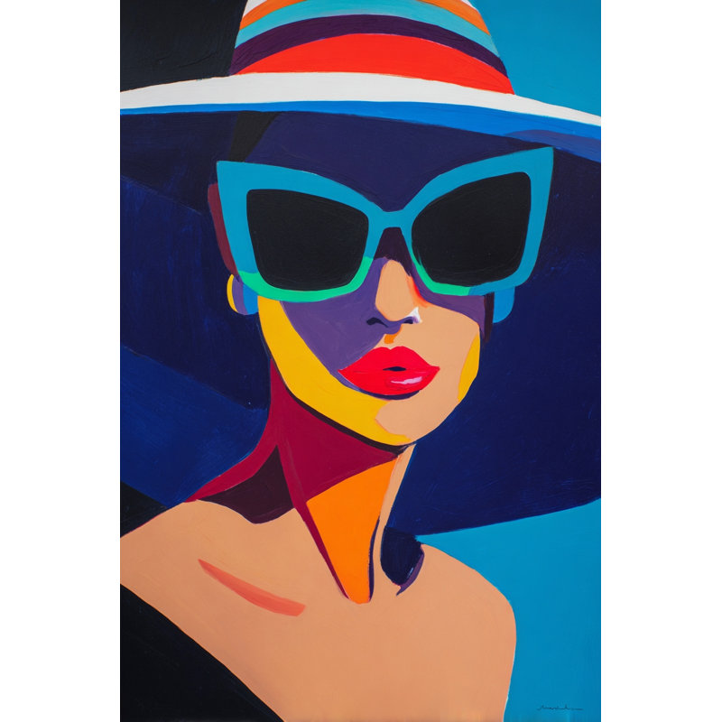 «Bold Riviera», art mural sur toile tendue, H 48 po x l 32 po x P 1,5 po