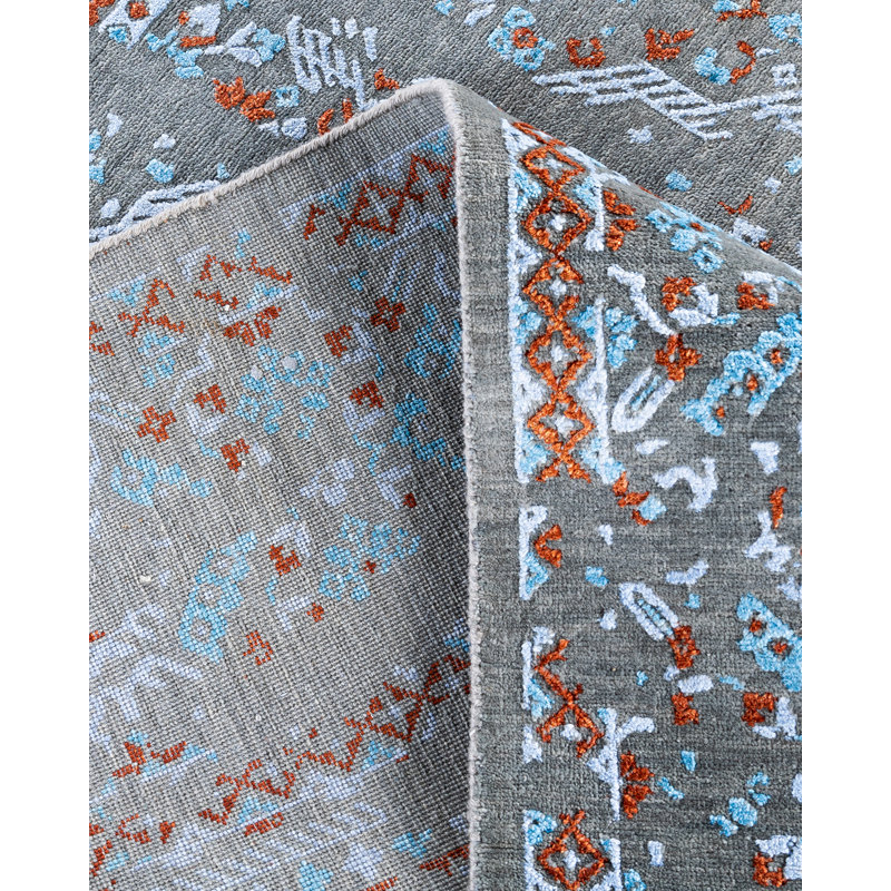 Overdyed One-of-a-Kind 8' 1" X 10' 1" Hand Knotted Area Rug