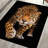 Non-Woven Soft Type Printed Rug with Intricate Floral Design in Vibrant Colors Ideal for Home and Office Decor-114321334