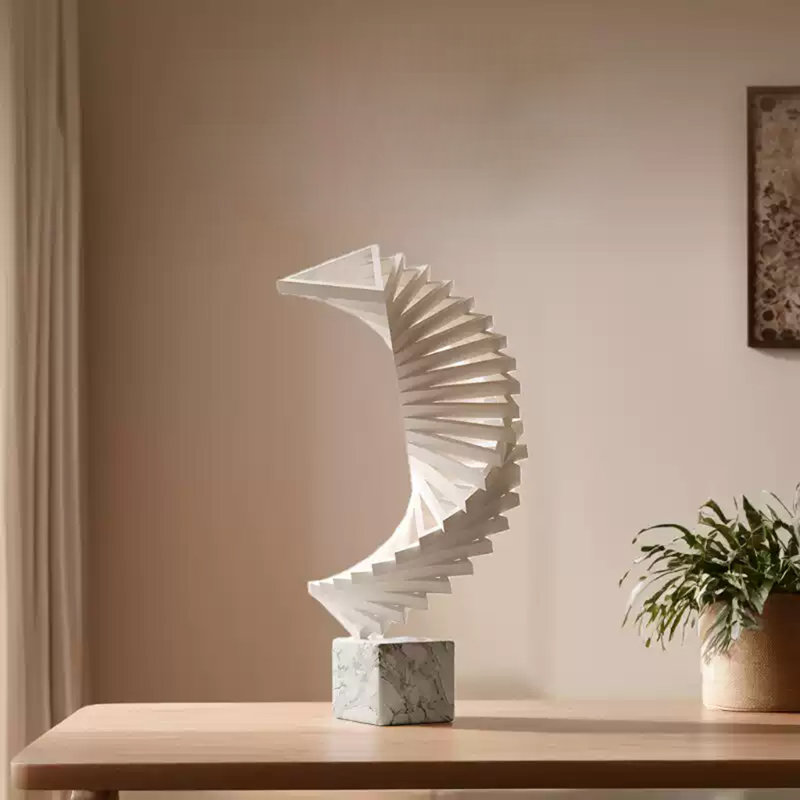 Objets décoratifs modernes et minimalistes de luxe en métal