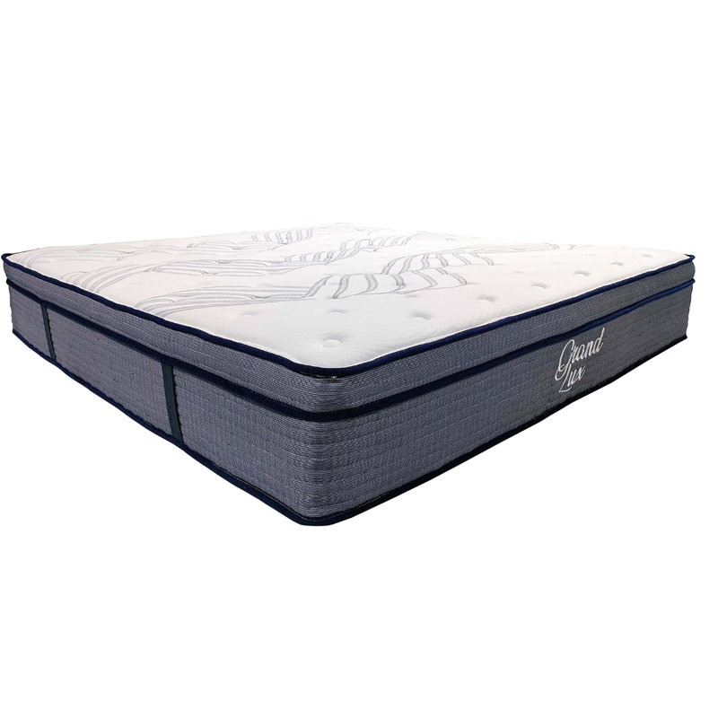 14 po Très grand matelas en mousse avec tricot doux, plusieurs couches pour plus de confort, système de ressorts ensachés, débit d'air amélioré, livraison compacte, matelas, couches, relief, conception respirante, boîte roulée