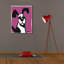 «Dog on Purple» par Irena Orlov, art mural sur toile-1156862364