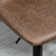 Kait Swivel Upholstered Adjustable Height Counter Stool with Metal Frame