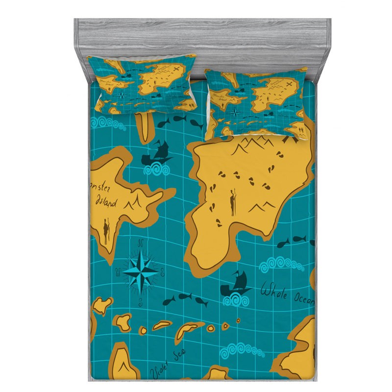 Microfiber Fitted Sheet, Queen Sheet Set with Fitted Sheet