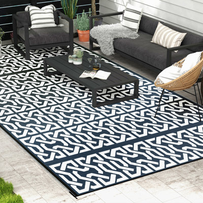 Outsunny Reversible Outdoor Rug, Waterproof Plastic Straw Floor Mat, Portable Rv Camping Carpet With Carry Bag, Large Floor Mat For Backyard, Deck, Picnic, Beach