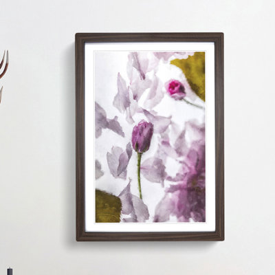 Fallen Pink Petals - Picture Frame Painting Print