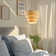 Rochell Diameter 12.2" Plug-in Pendant Light, Hanging Lamp with Dimmable, Hanging Light with 15 ft Plug Cord