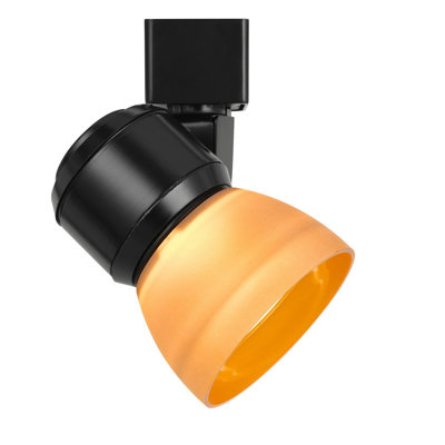 Cal Lighting Black Dimmable Integrated LED Track Light 5.25"H 10W 700 Lumens 3000K 90 CRI Metal Polycarbonate