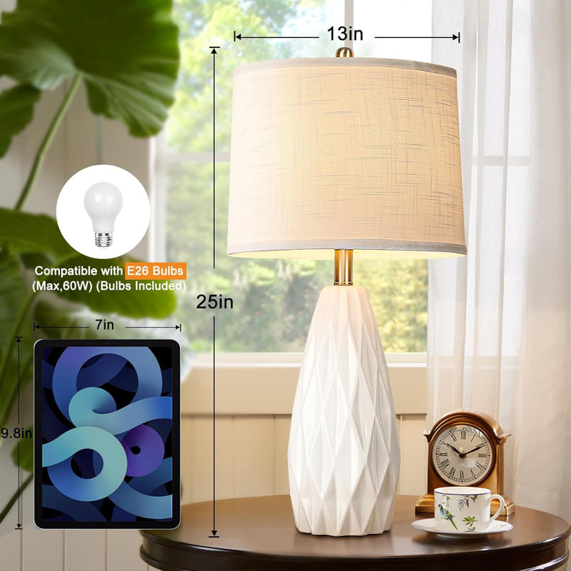Lampes de table géométriques