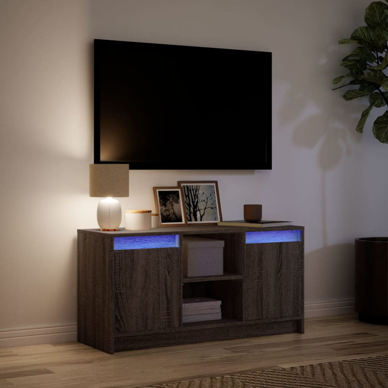 Cyarah Unfinished TV Stand, Sonoma Oak, 100cm