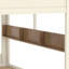 Lit superposé grand sur grand avec tiroirs et tablettes de rangement, lits superposés en bois massif avec crochets, aucun sommier nécessaire, beige et naturel