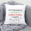 Coussin décoratif en polyester ChristmasCuteQuotes-10-141775901