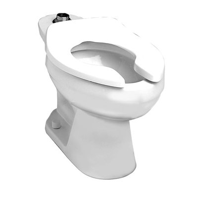 Cuvette de toilette allongée à double chasse à soupape de raccord supérieure flowise Colorado