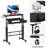 Lewyn Adjustable Metal Base Standing Desk-1951516778