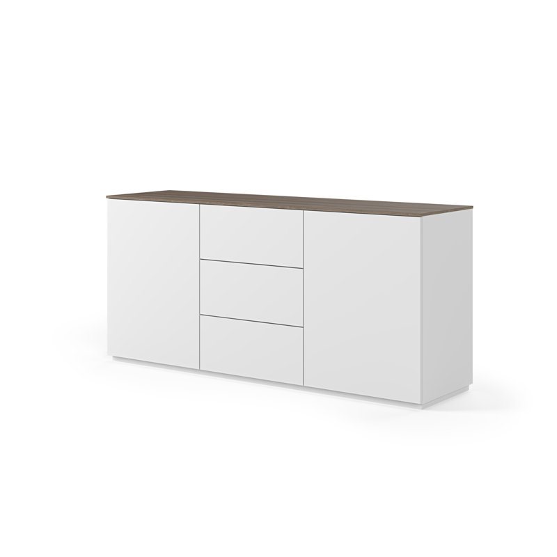 Elswick 180cm Sideboard, Brown/White