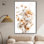 Parchment Petals Canvas, art floral élégant par 