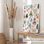 «Holiday Christmas Tree Dreams X», reproduction d'art moderne sans cadre