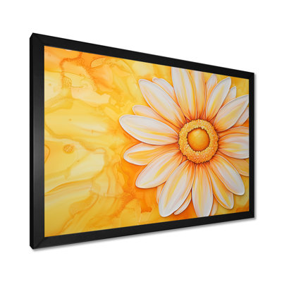 «Daisy Bloom Sunset - Daisy», reproduction sur toile