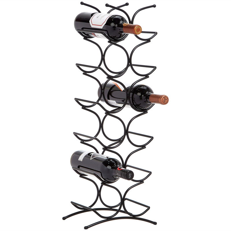 Arist Hanging Wine Bottle Rack Black