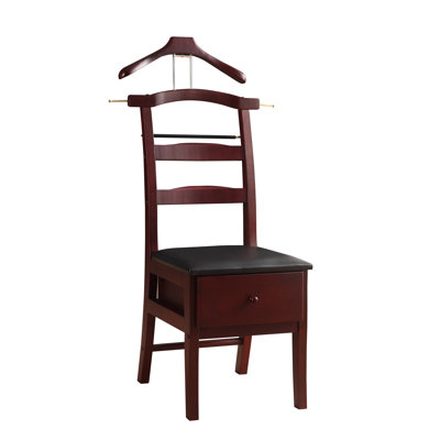 Solid Wood Freestanding Valet Stand