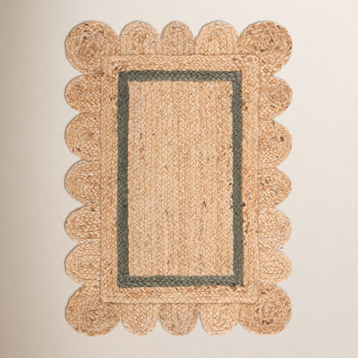 Inaki Hand-Woven Geometric Jute Rug