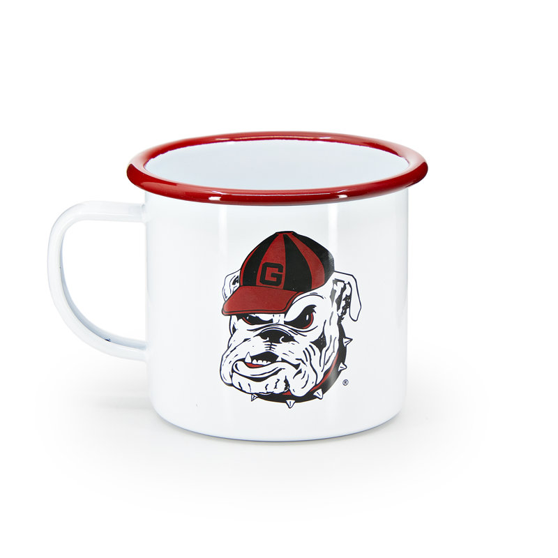 Crow Canyon Enamelware U of Georgia 16oz Mug