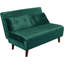 Cramerton 2 Seater Velvet Sofa Bed-1915244037