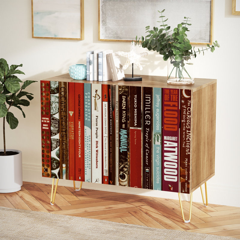 35'' Sideboard, Library Book Red