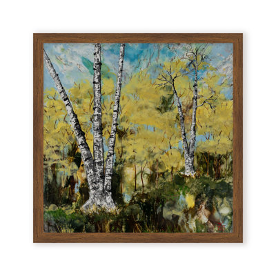 Nature Inspired "Rustic Birch" Canvas Wall Art By 
