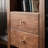 Light luxury walnut bookcase