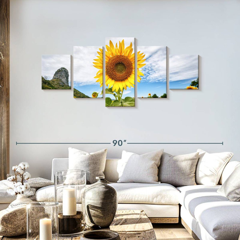 Tournesol, H 30 po x l 68 po