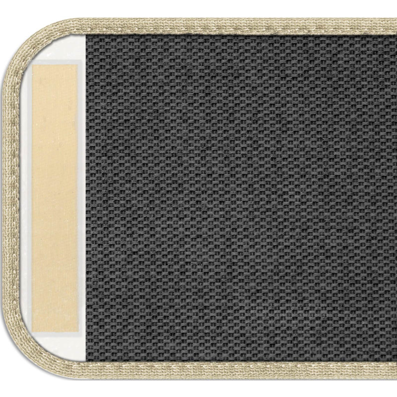 Tapis d'escalier Aneris, Rectangle 1 pi 11 po x 0 pi 8 po, Ivoire
