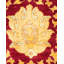 Tapis unique noué à la main Keenan - rouge / beige / bleu, 7 pi 10 po x 10 pi 1 po