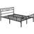 88.5cm Height Metal Bed Frame with Cloud-inspired Design Headboard-1728488639-1712647854