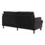 Canapé en chenille de style Mid-Century moderne avec coussins amovibles-1955382340