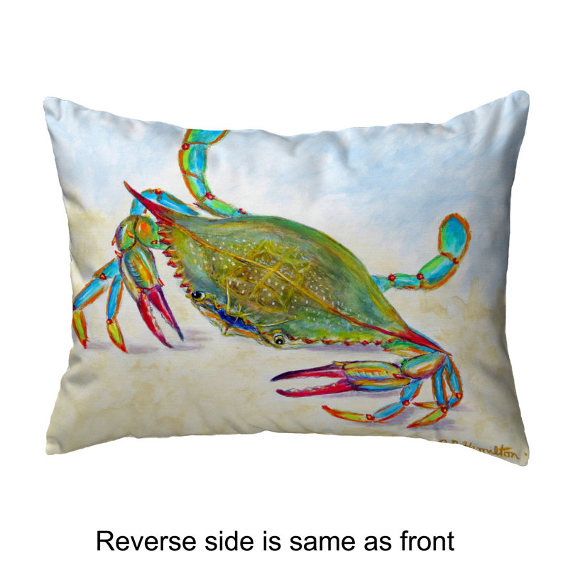 Outdoor Reversible Throw Pillow